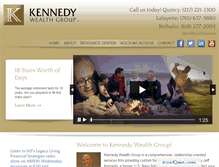 Tablet Screenshot of kennedywealthgroup.com